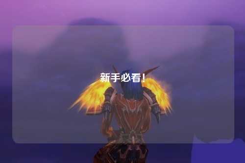 新手必看!