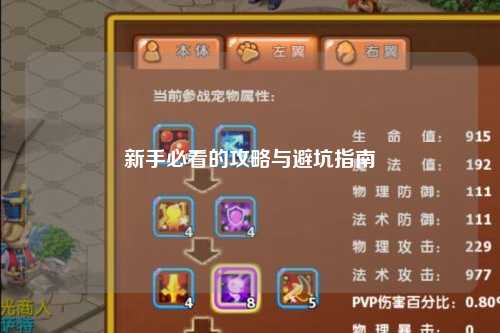 新手必看的攻略与避坑指南