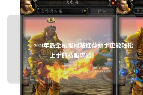 🔥2024年最全私服网站推荐新手也能轻松上手的私服攻略!